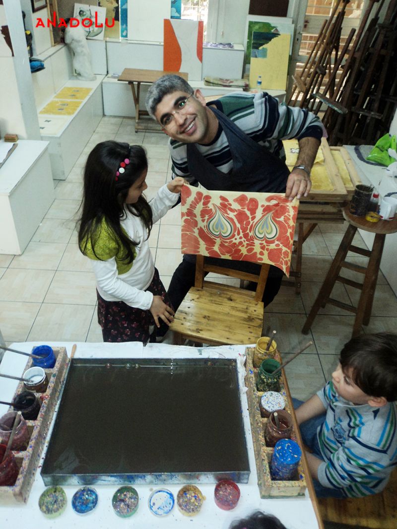 Çocuklar İçin Ebru Atölyeleri Adana