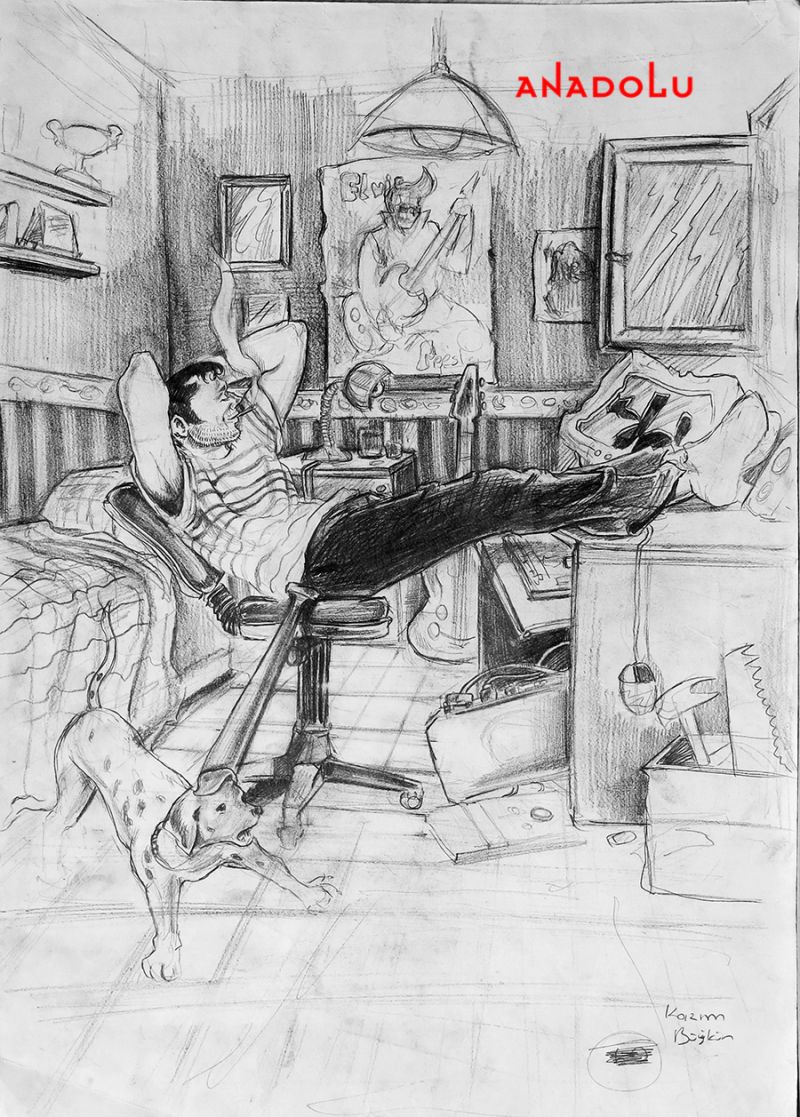 Güzel Sanatlar Fakülteleri İçin Kara kalem Çizimler Adana