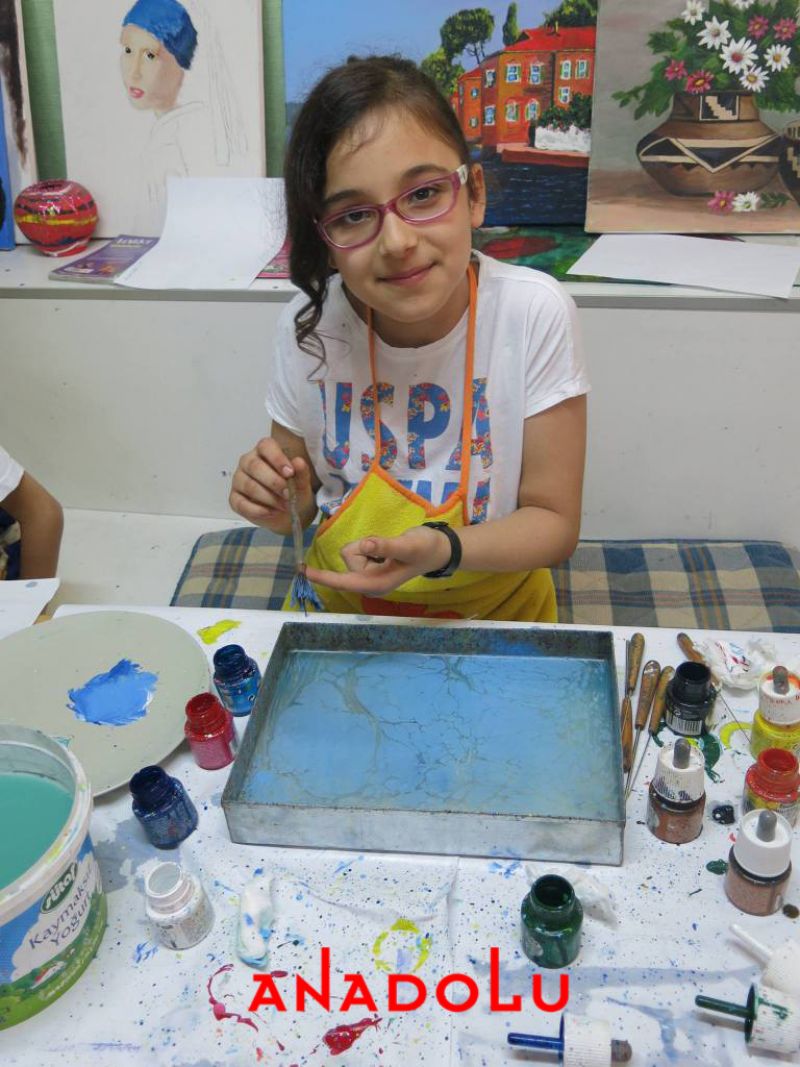 Çocuklar İçin Özel Ebru Kursları Adana