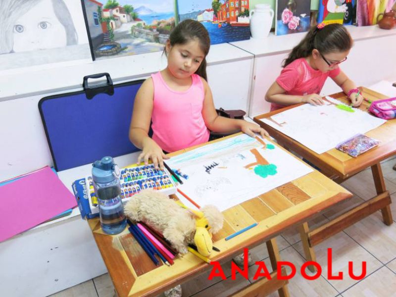 Çocuklara Yönelik Pastel Boyama Kursu Adana
