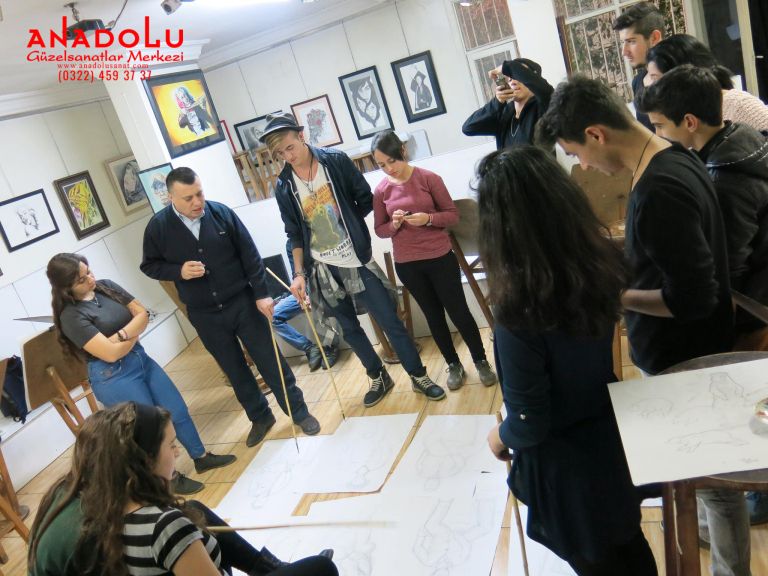 Güzel Sanatlara Hazırlık Desen Kursları Adana