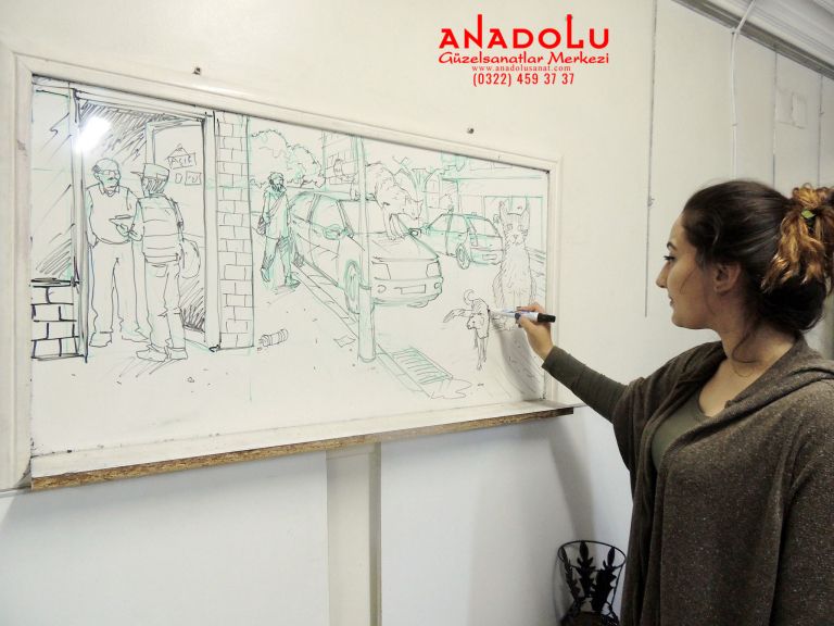 Güzel Sanatlara Hazırlık Desen Kursları Adana