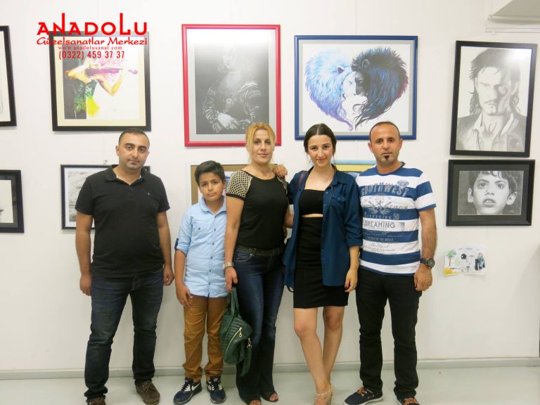 Güzel Sanatlara Hazırlık Resim Sergileri Adana