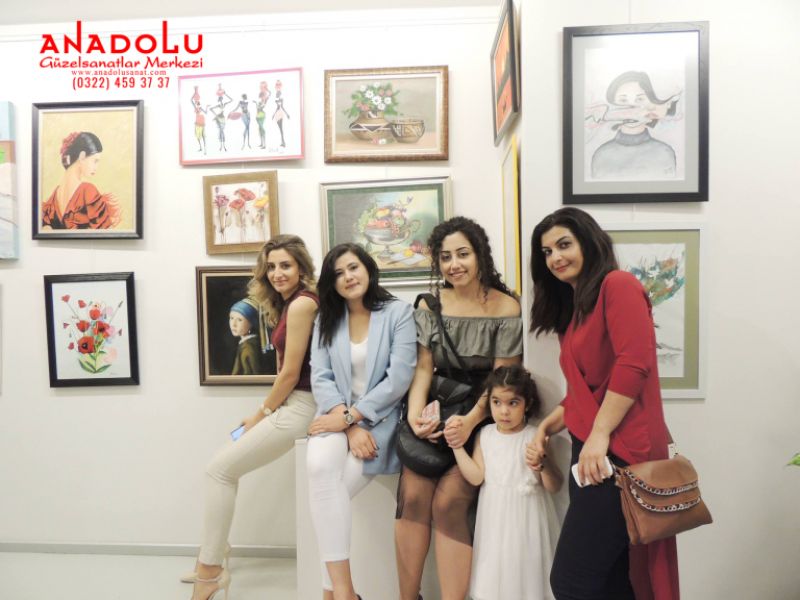 Güzel Sanatlar Fakültelerine Hazırlık Öğrencilerden Sergi Adana