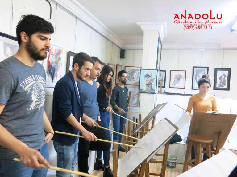 Güzel Sanatlar Fakülteleri İçin Karakalem Kursları Adana