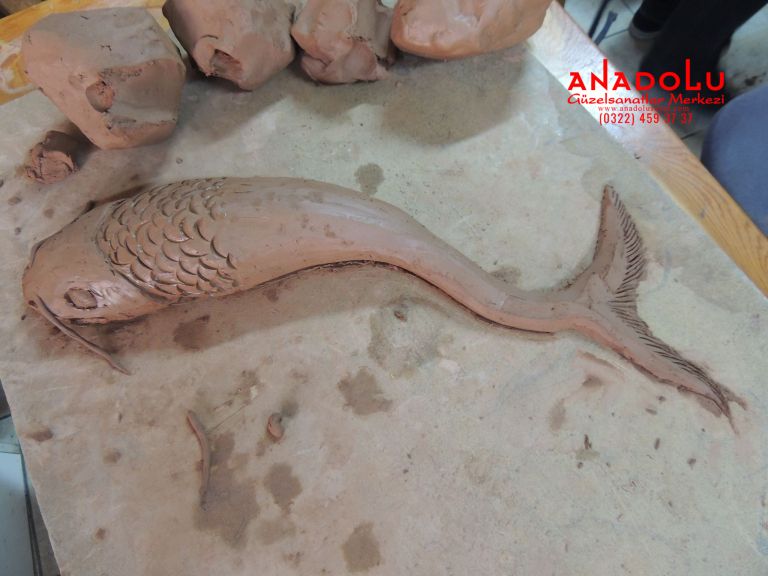Kilden Balık Modelleme Heykel Dersi Adana