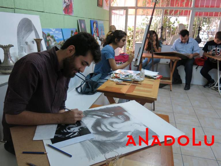 Karakalem Potre Çizimleri Teknik Sınıflar Adana