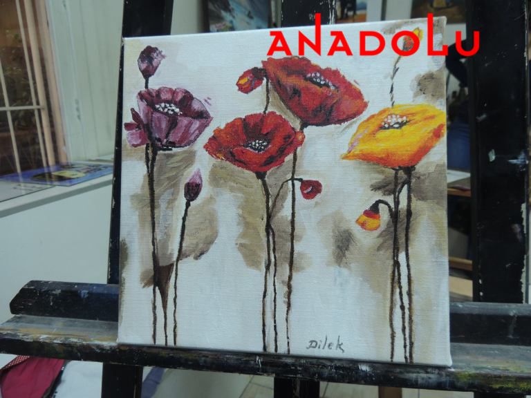 Yağlıboya Çiçek Çizimleri Adana
