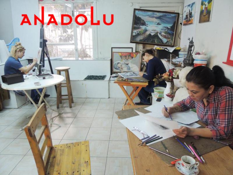 Hobi Grupları Karakalem Çizim Dersleri Adana