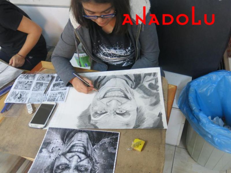 Karakalem Portre Çalışması Adana