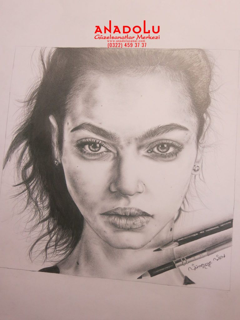 Karakalem Portre Çalışmaları Adana
