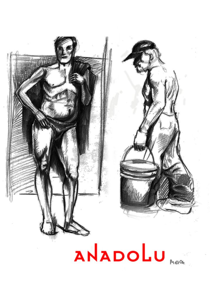 Karakalem Ayakta Çizim Çalışmaları Adana