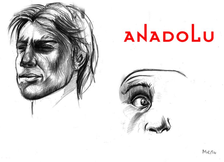 Karakalem İnsan Yüzü Çizimleri İzmir