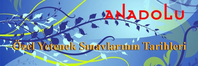 Özel yetenek Sınav Tarihleri Adana